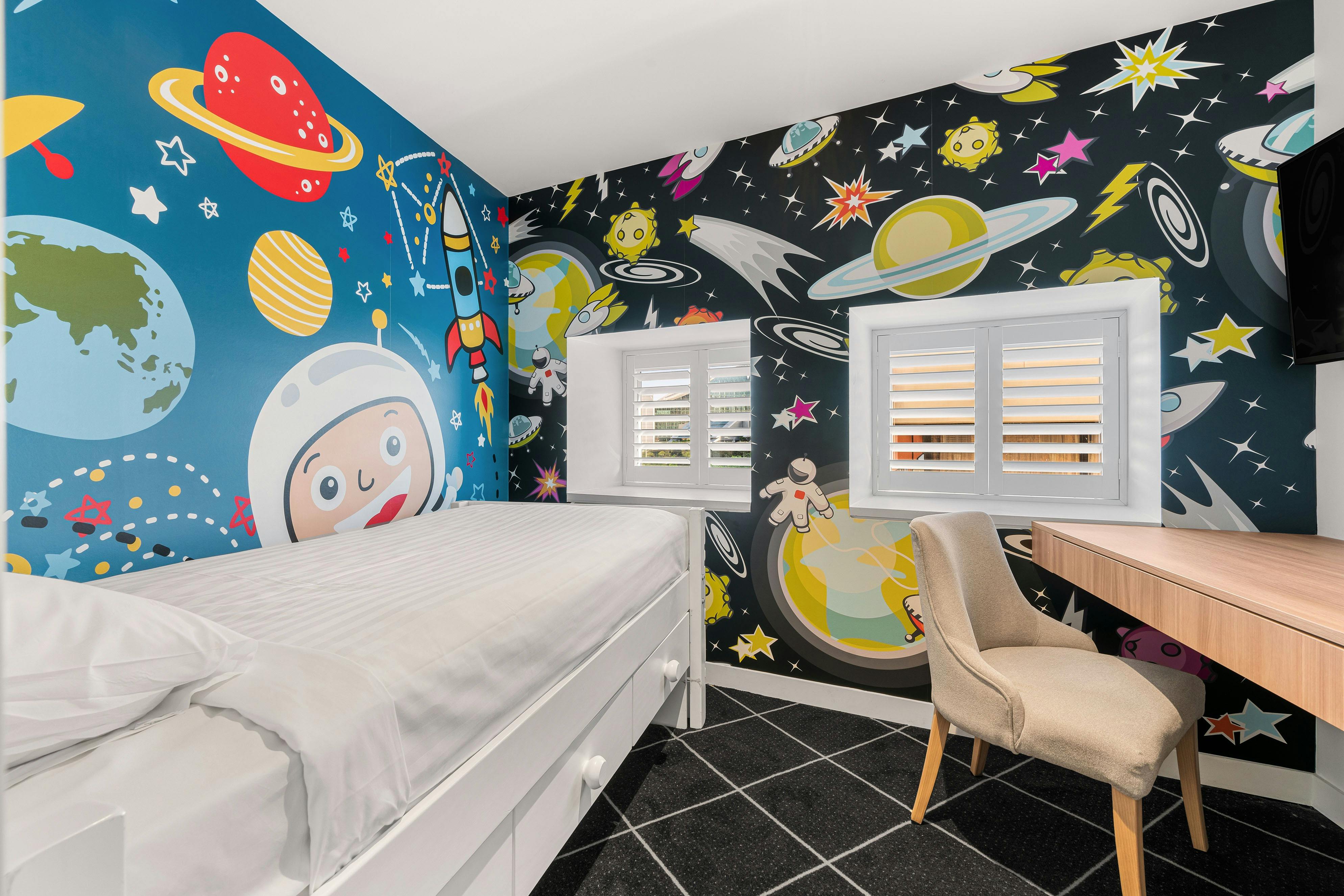 Kids designed room in 2 bedroom suite