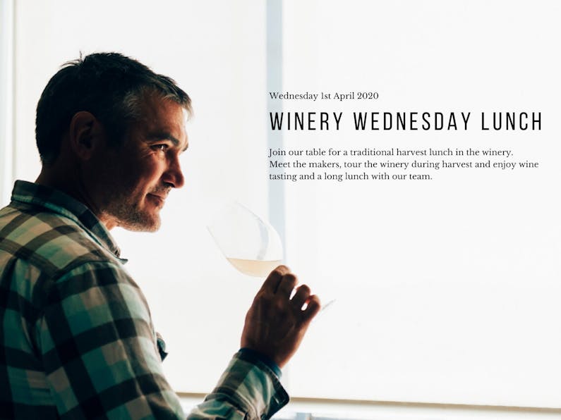 Image of the event 'Winery Wednesday Lunch'