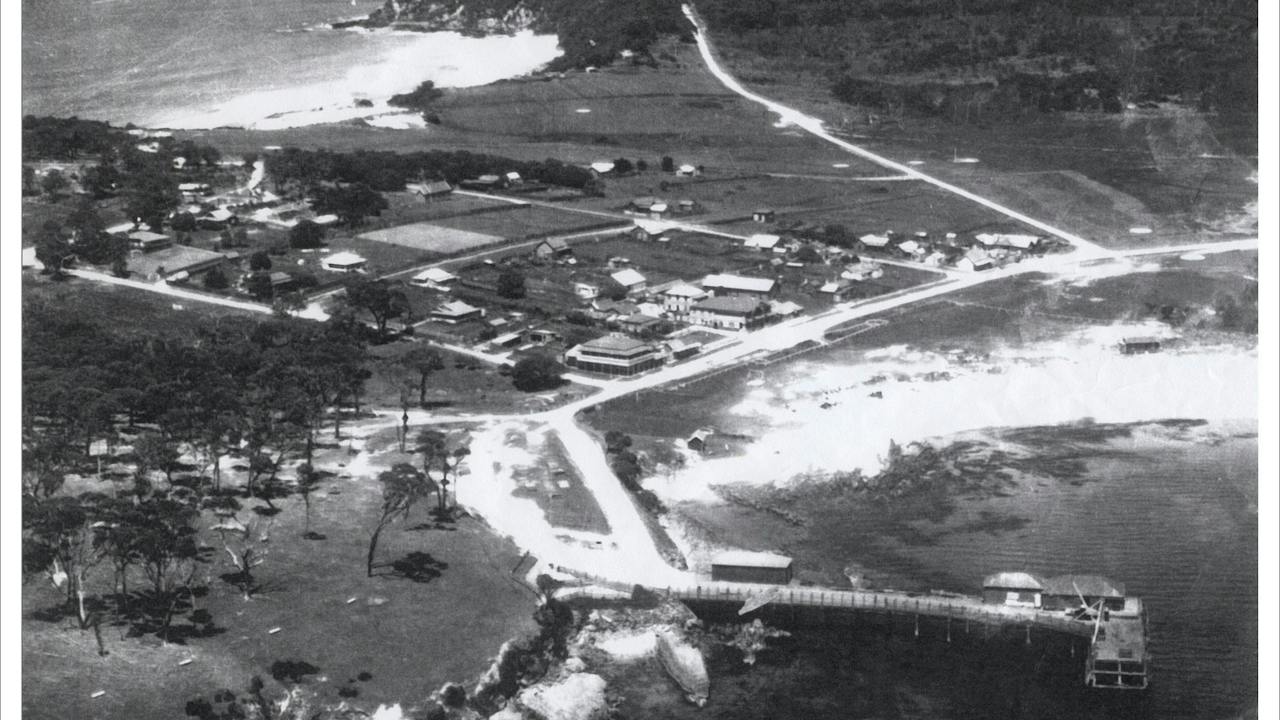 Heritage Trail Bermagui aerial circa 1940s