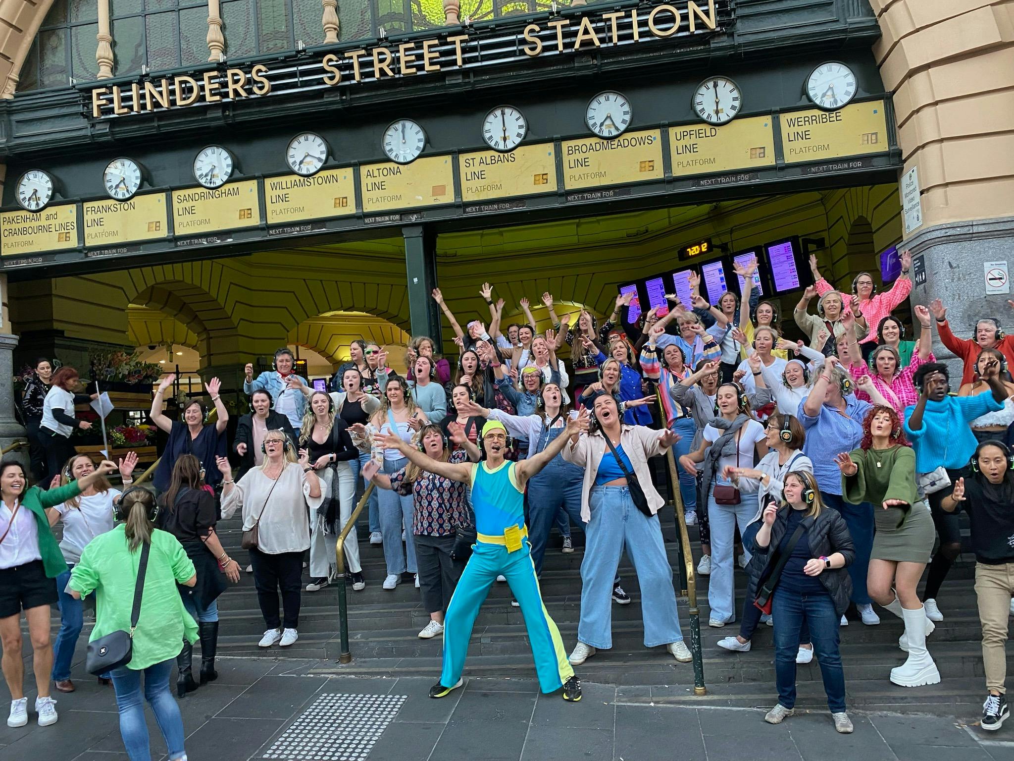 Guru Dudu Silent Disco Walking Tour,  Mamma Mia Melbourne Abba tour, Fun Visit Melbourne activity