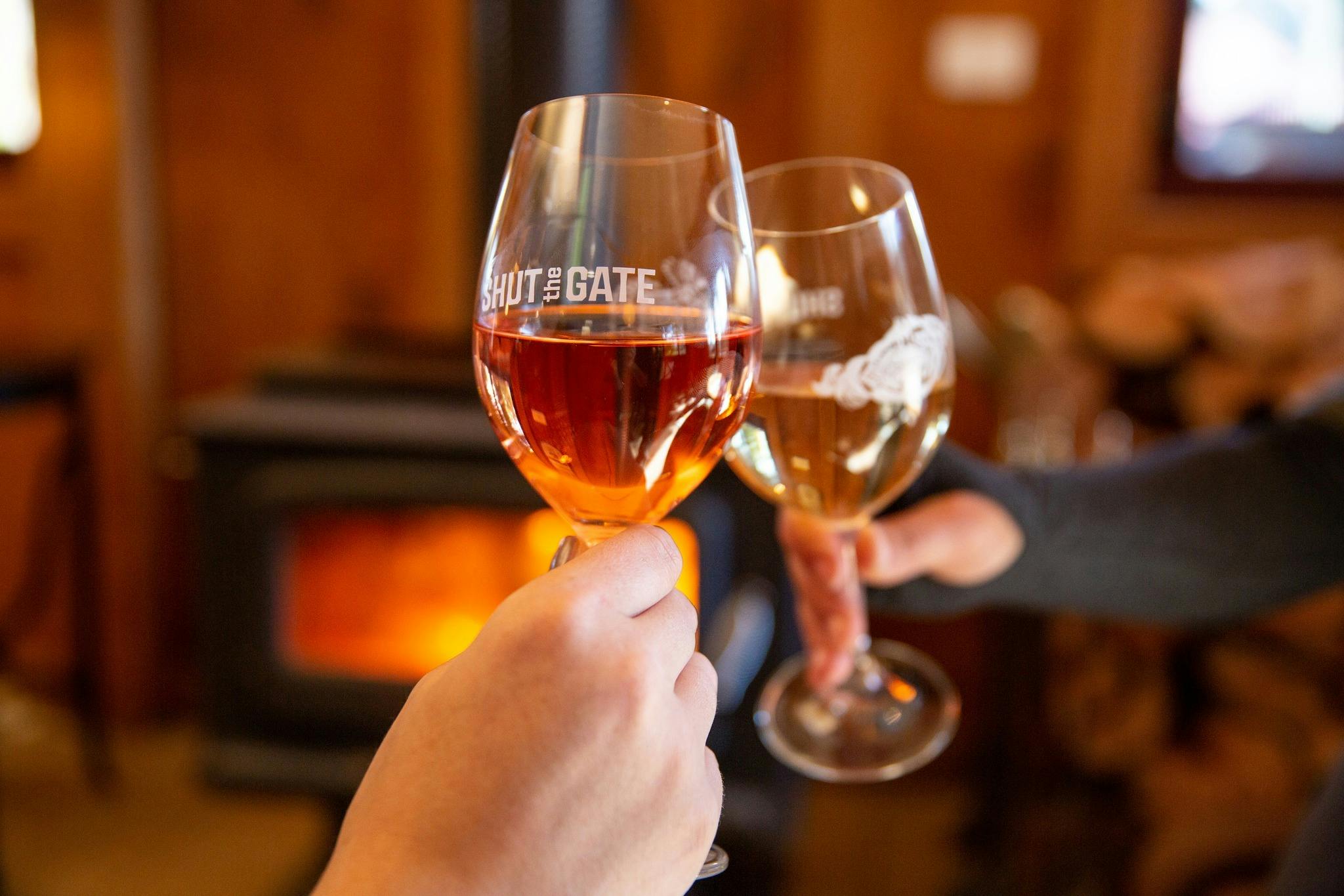 Enjoy a glass of local wine in the elegant lounges or in the Bliss Garden