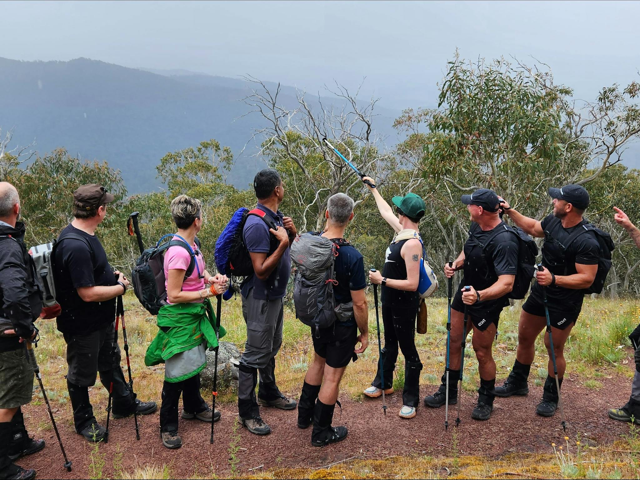 There is always time for group photos on our hikes.