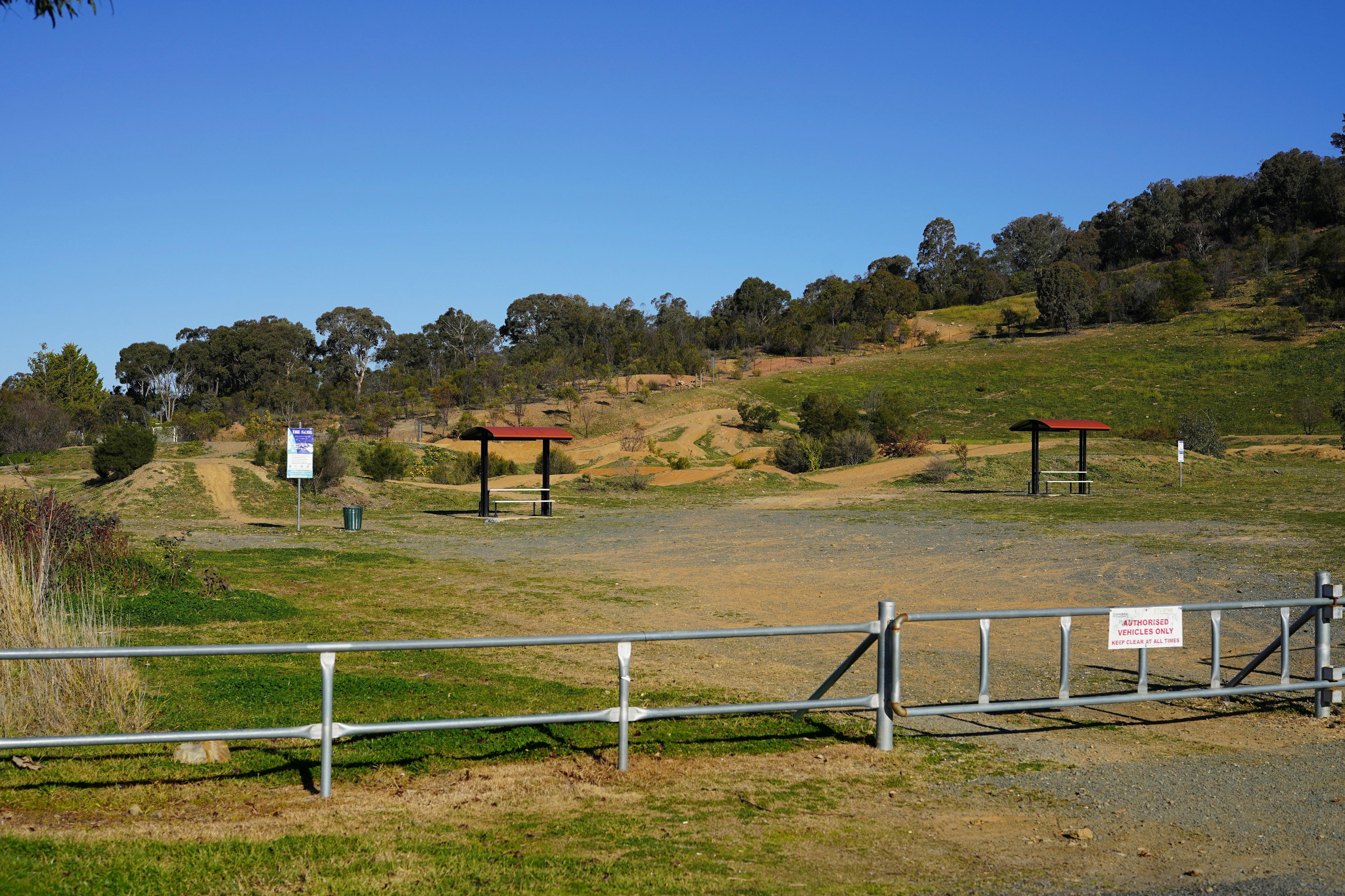 BMX track at the scar