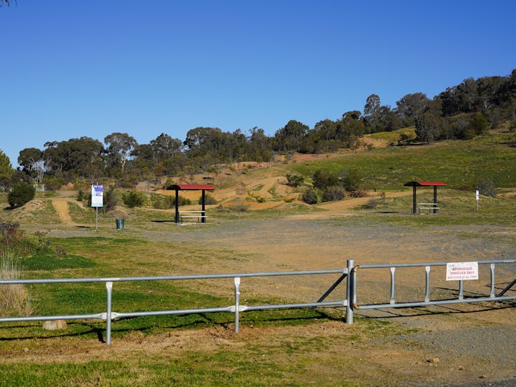 BMX track at the scar