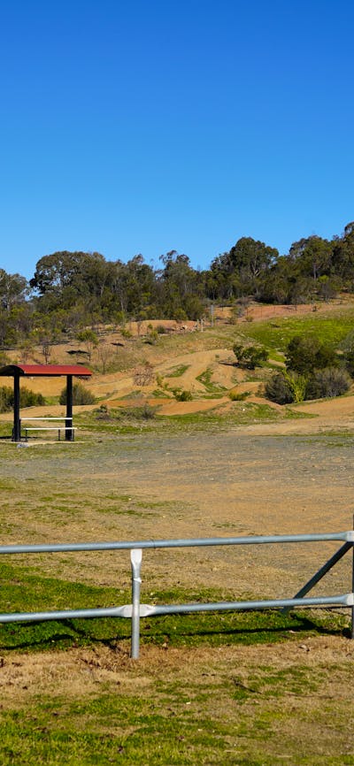 BMX track at the scar