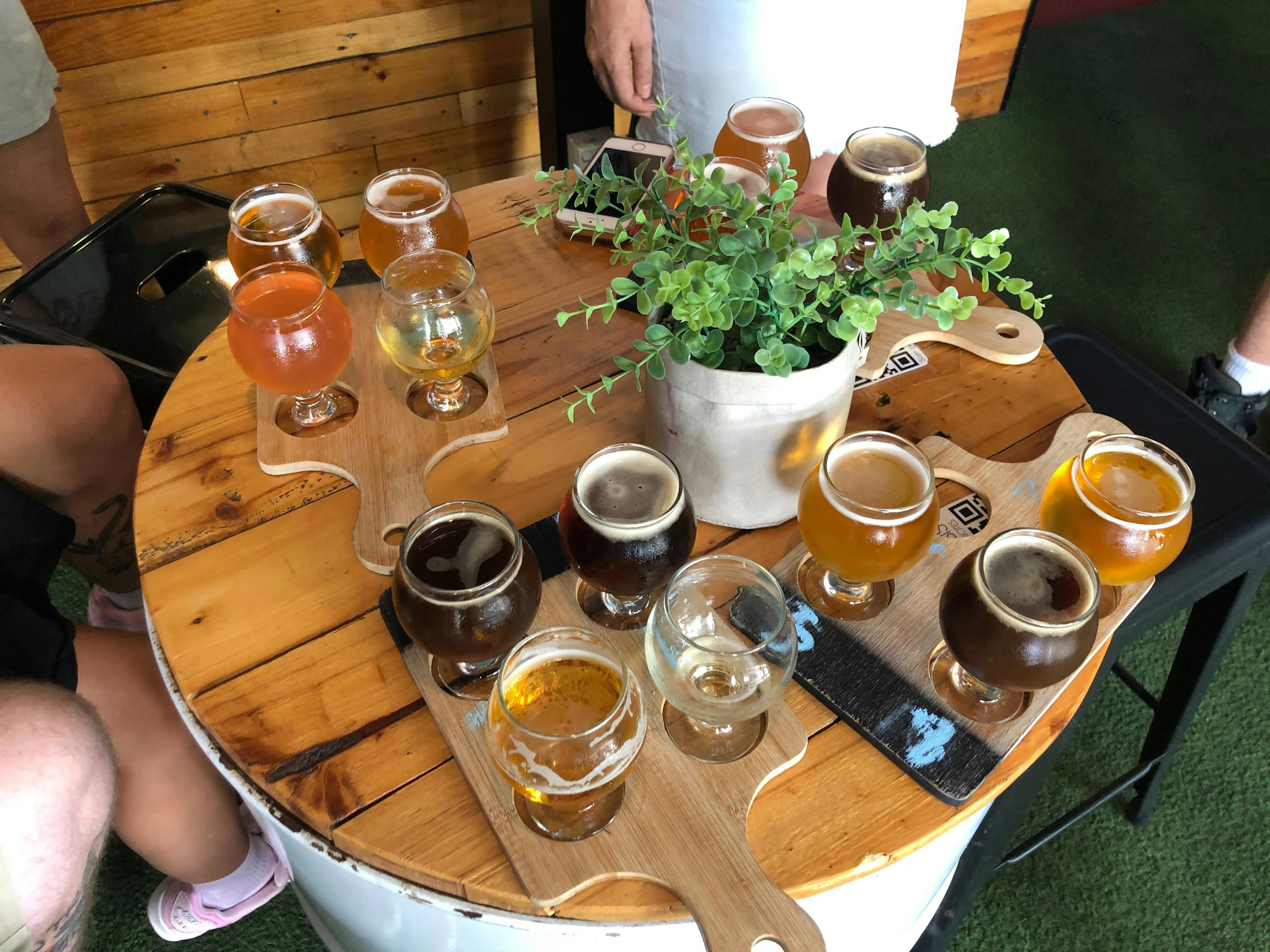 Plenty of beers on tour at White Lies