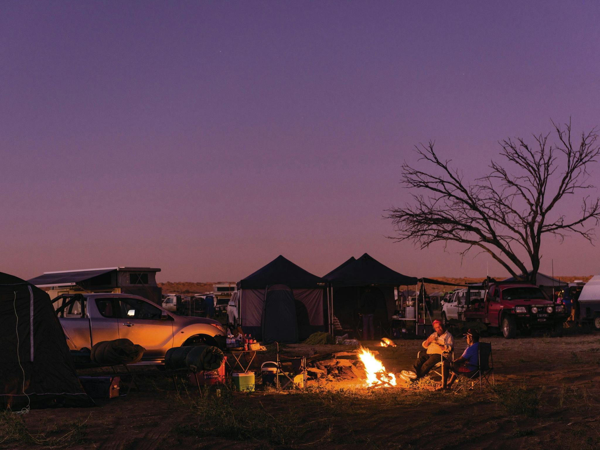 Camping in Birdsville
