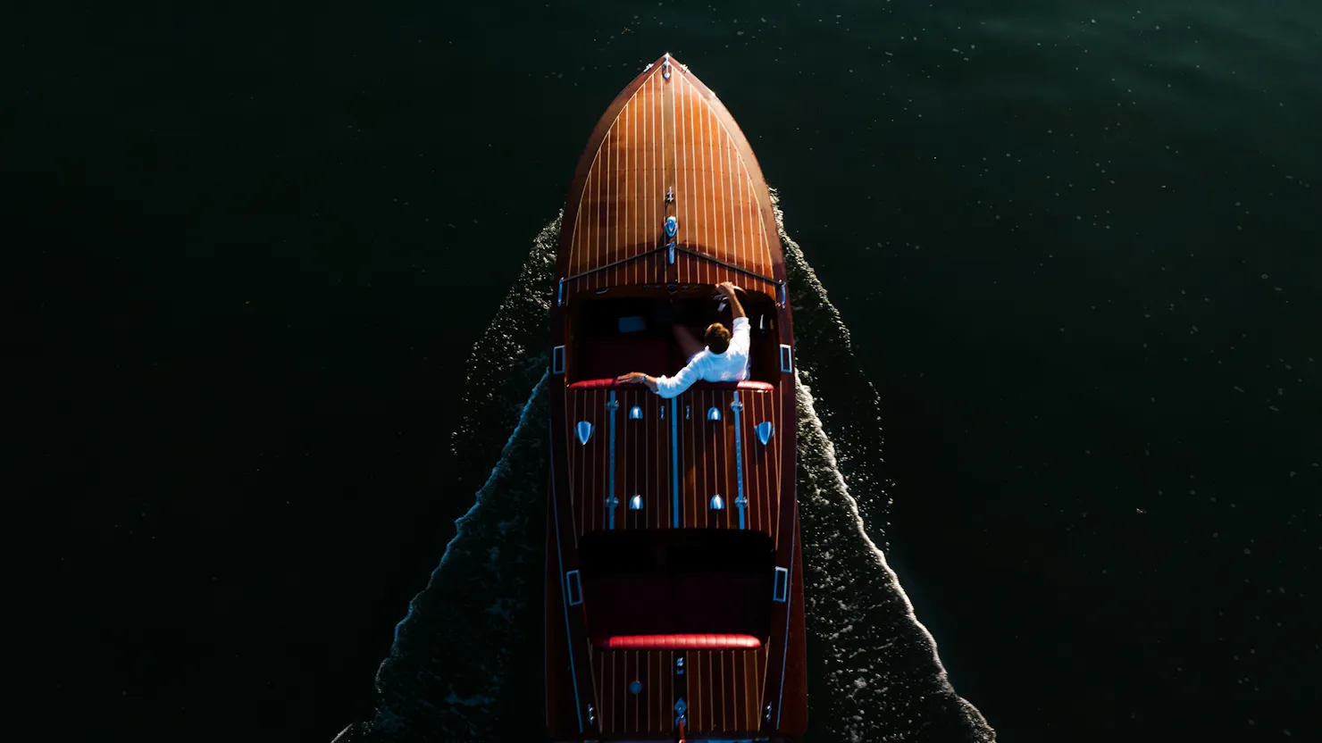 Boat Drone Shot