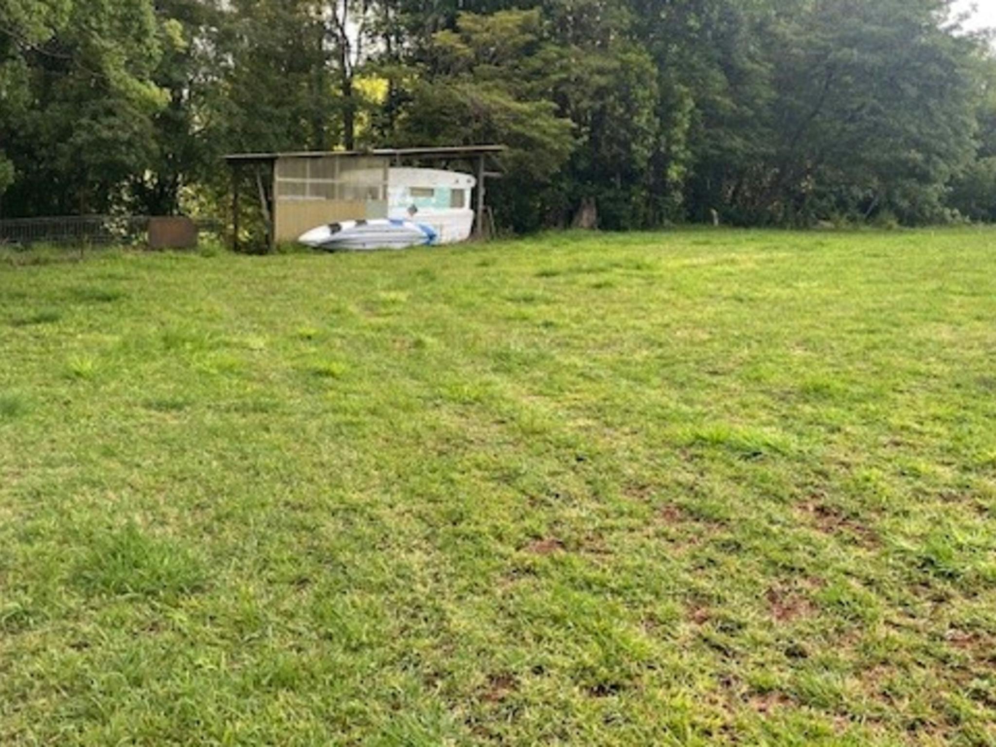 Campsite area. Use of caravan not included.