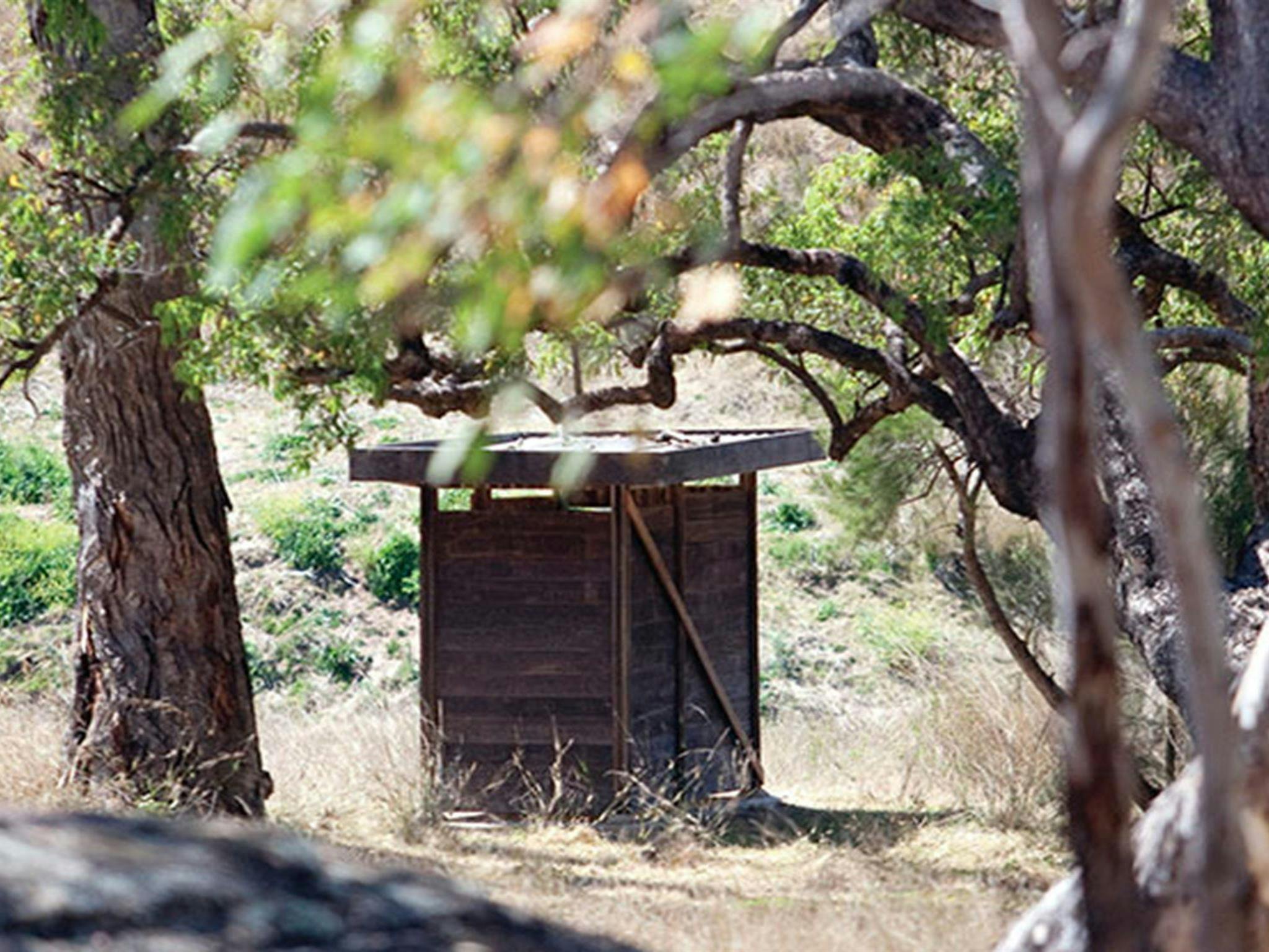 Non-flush toilets at Big River campground in Goulburn River National Park. Photo: Nick Cubbin &copy;