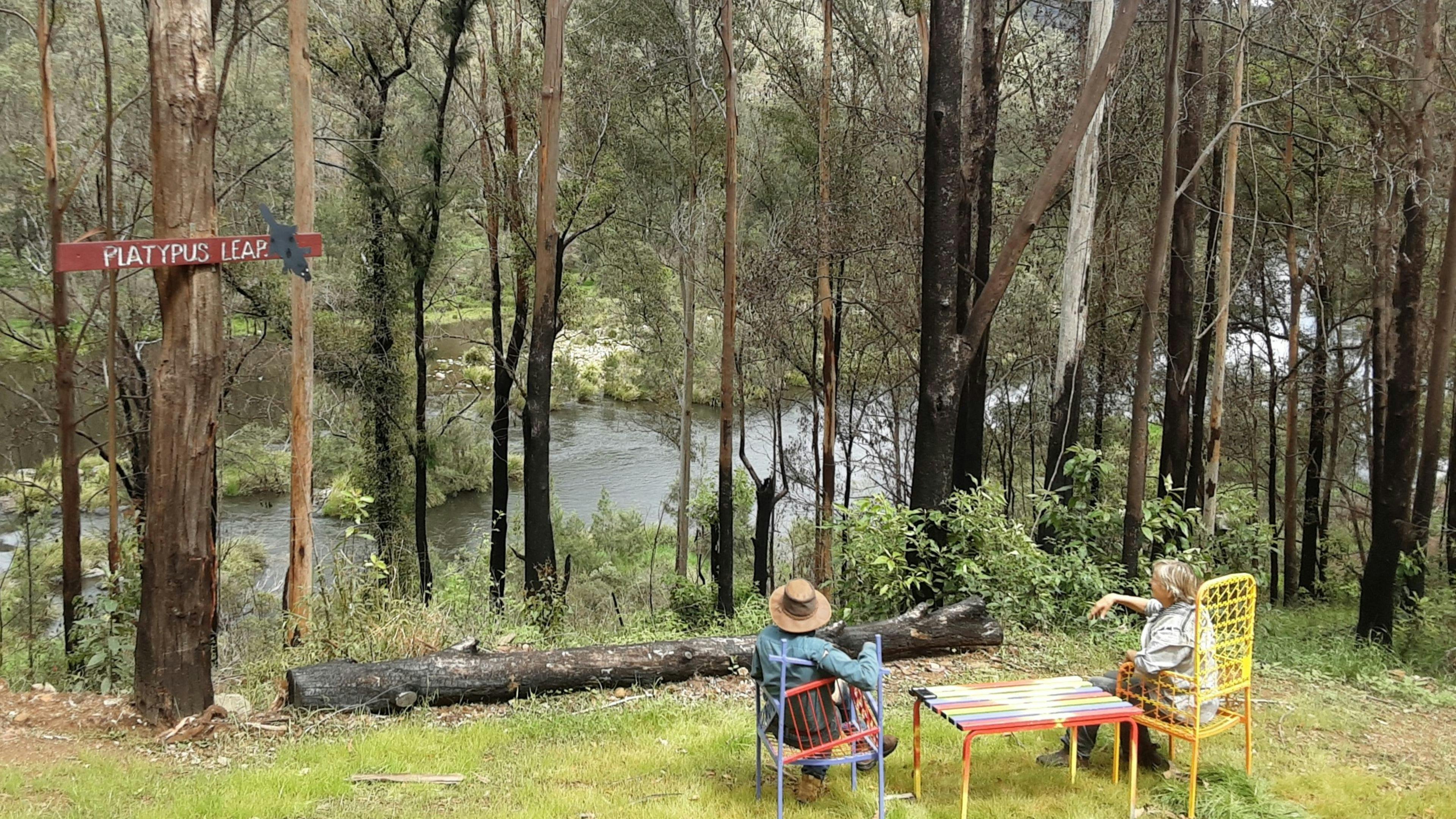 view from Platypus Leap to the river
