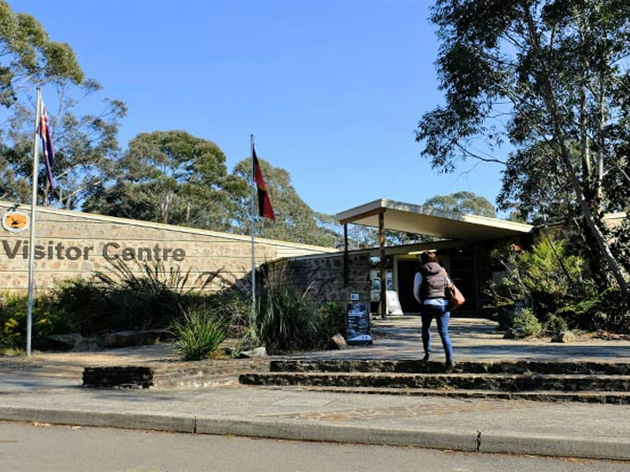 A visitor at Blue Mountains Heritage Centre, Blackheath. Photo: E Sheargold &copy; OEH