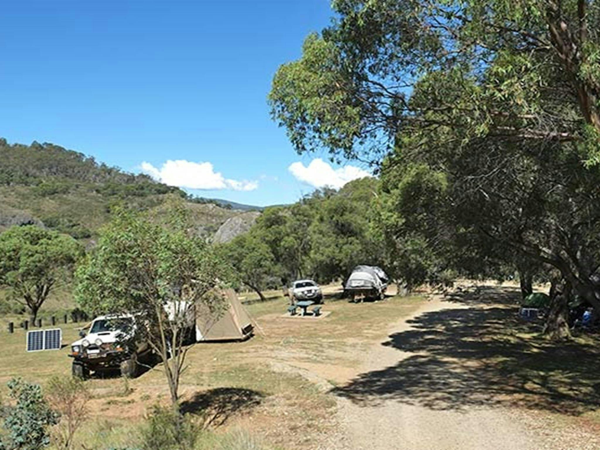 Blue Waterholes campground, Kosciuszko National Park. Photo: Elinor Sheargold/DPIE