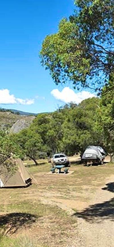 Blue Waterholes campground, Kosciuszko National Park. Photo: Elinor Sheargold/DPIE