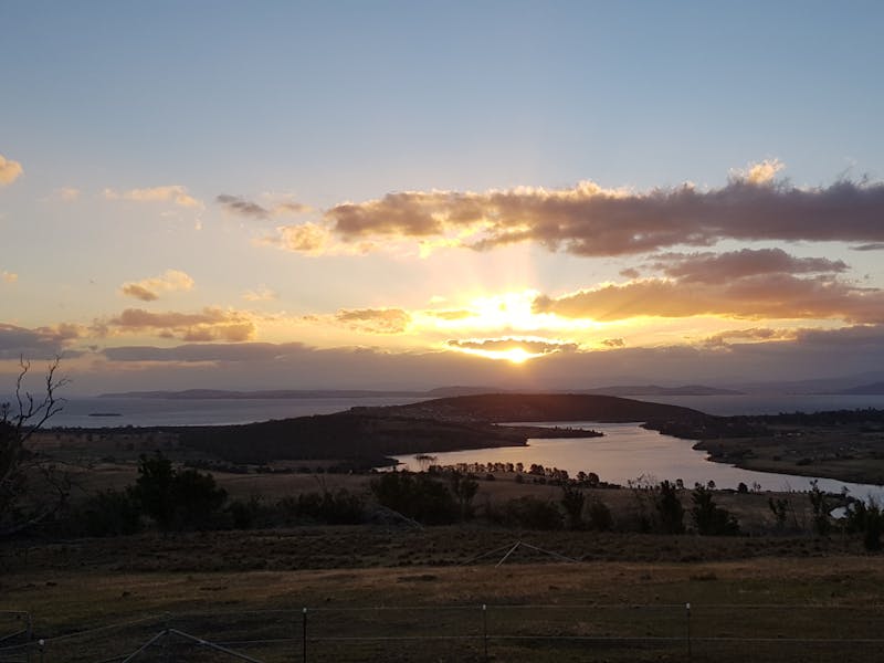 Sunset over Carlton River