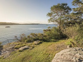 Views over Vaucluse Bay from Bottle and Glass Point, Sydney Harbour National Park. Photo: John