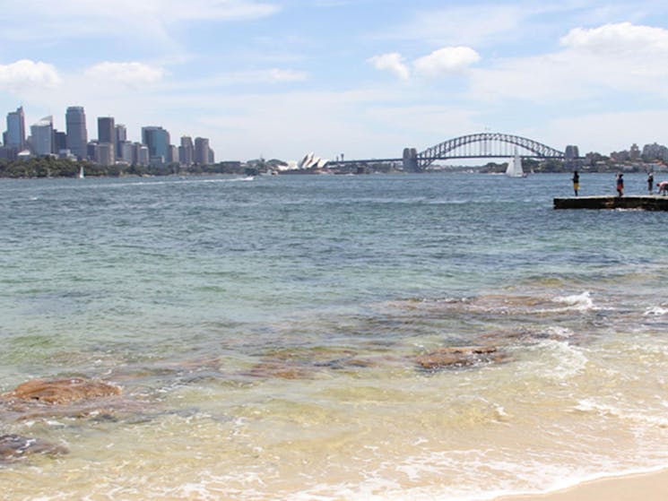 View across Sydney Harbour from Bradleys Head  – Booraghee. Photo credit: John Yurasek &copy; DPIE