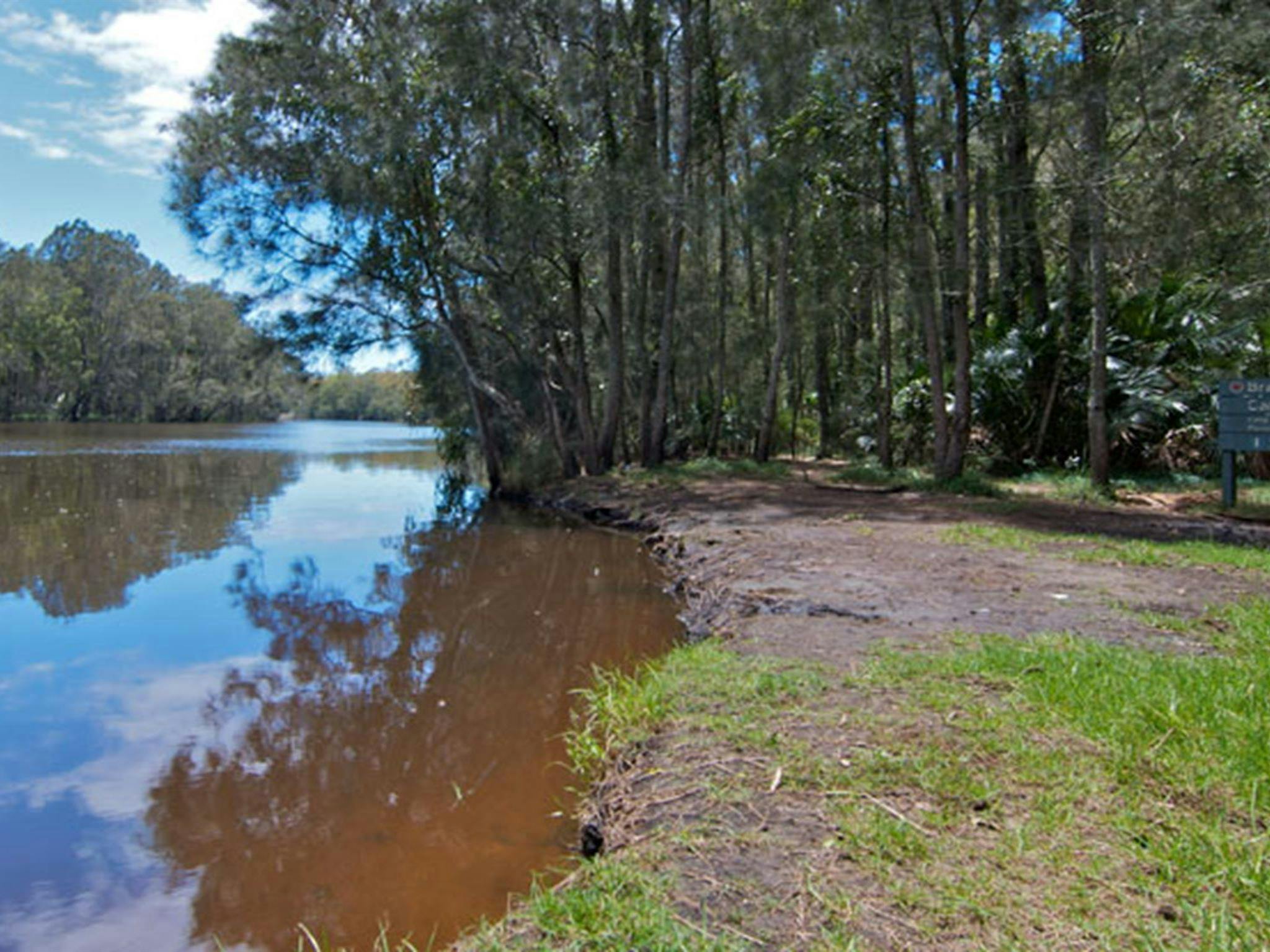 Brambles Green Campground, Myall Lakes National Park. 사진: John Spencer/DPIE