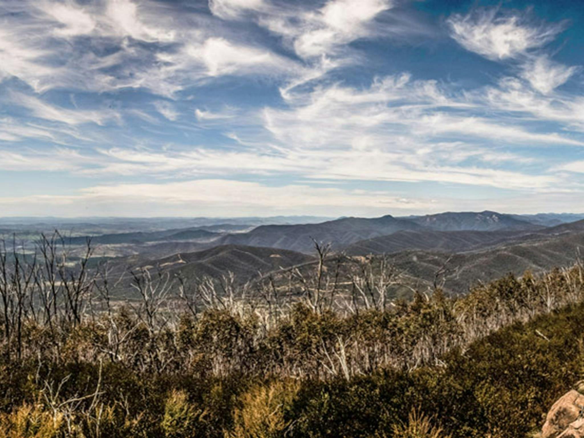Corre lookout, Brindabella National Park. Photo: Murray van der Veer/NSW Government