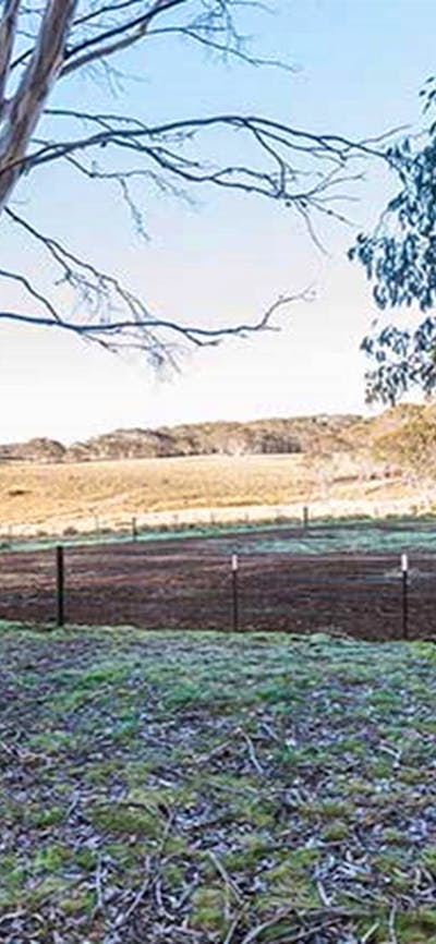 Fenced horse yard at Bullocks Hill campground, northern Kosciuszko National Park. Photo: Murray