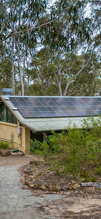 The facilities block at Bungonia campground. Photo: John Spencer/DCCEEW © DCCEEW