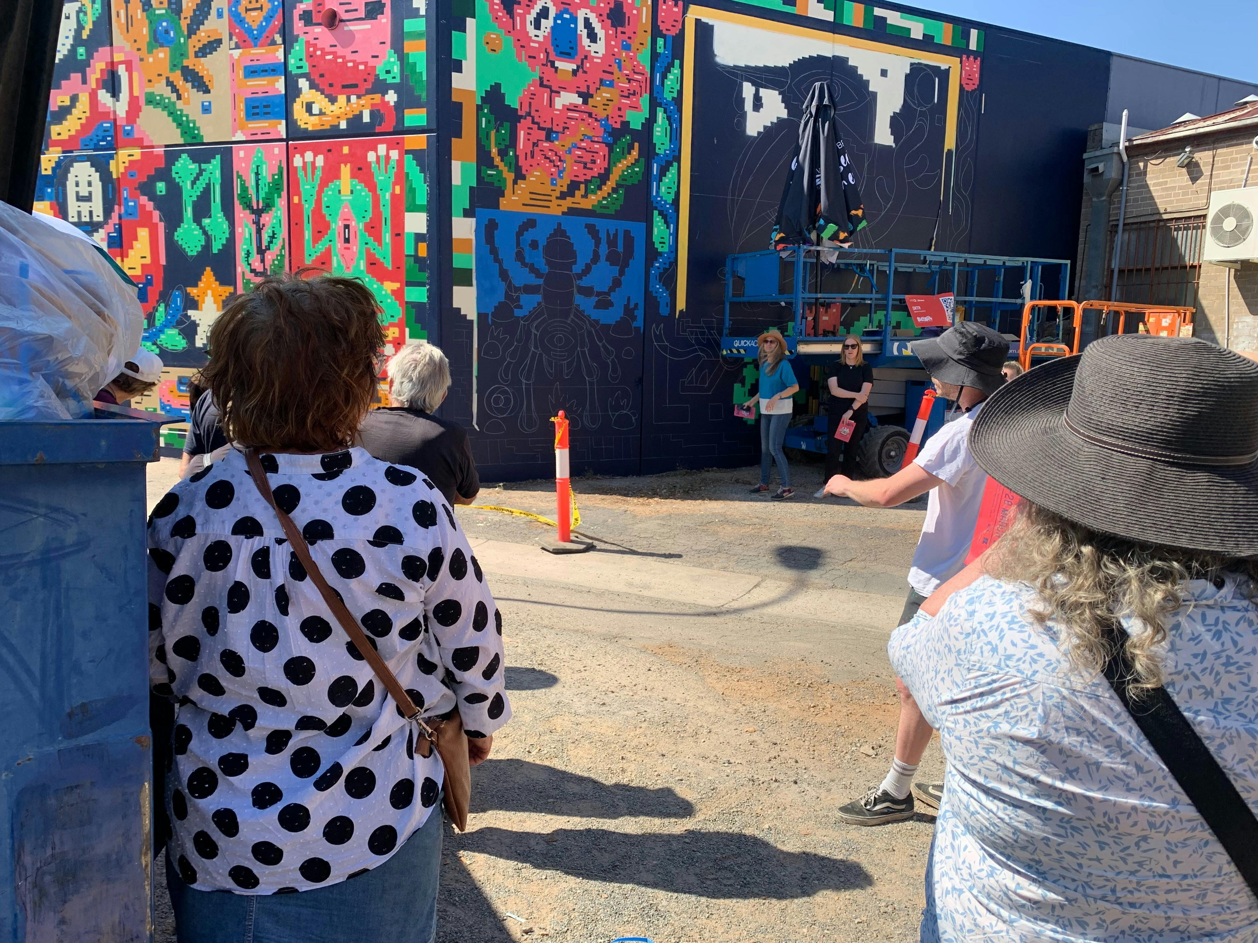 Dxtr at the 2024 Benalla Street Art Festival