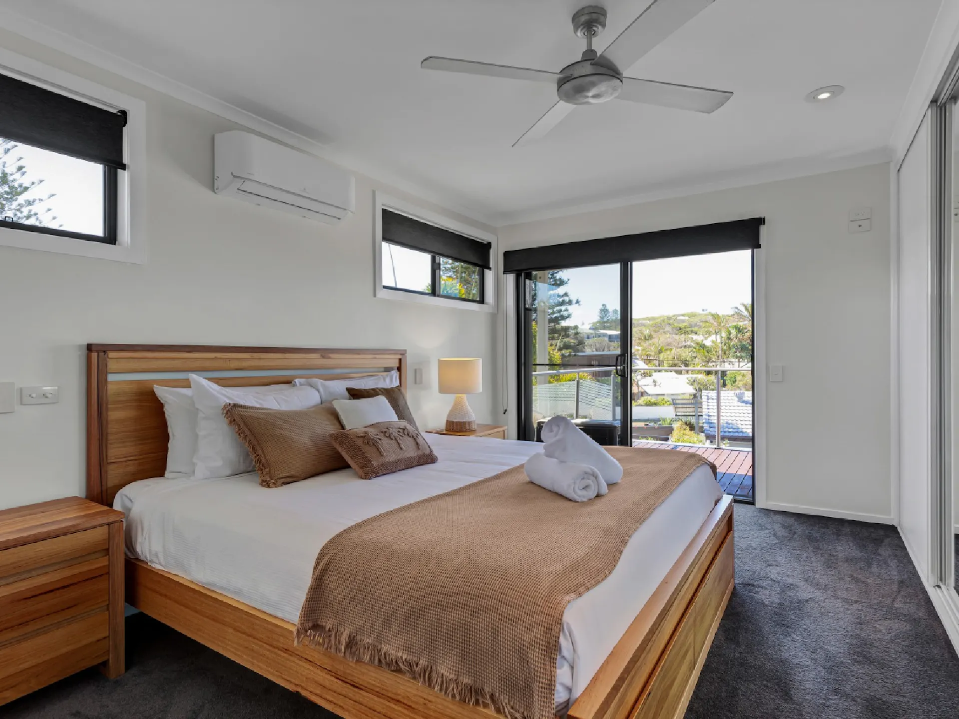 Master bedroom with ensuite bathroom