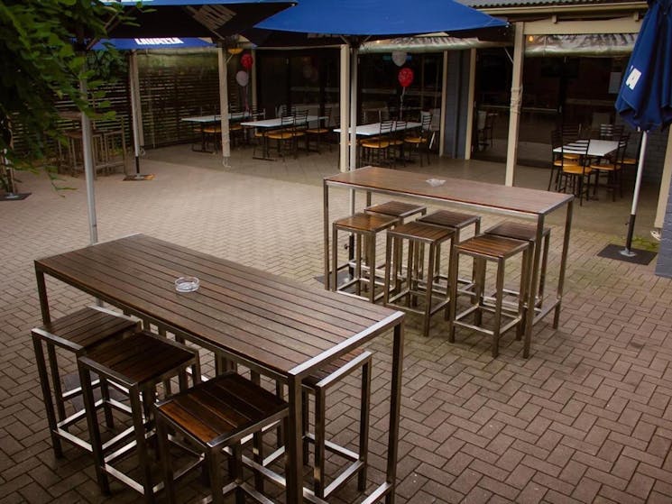 Outdoor dining/beer garden