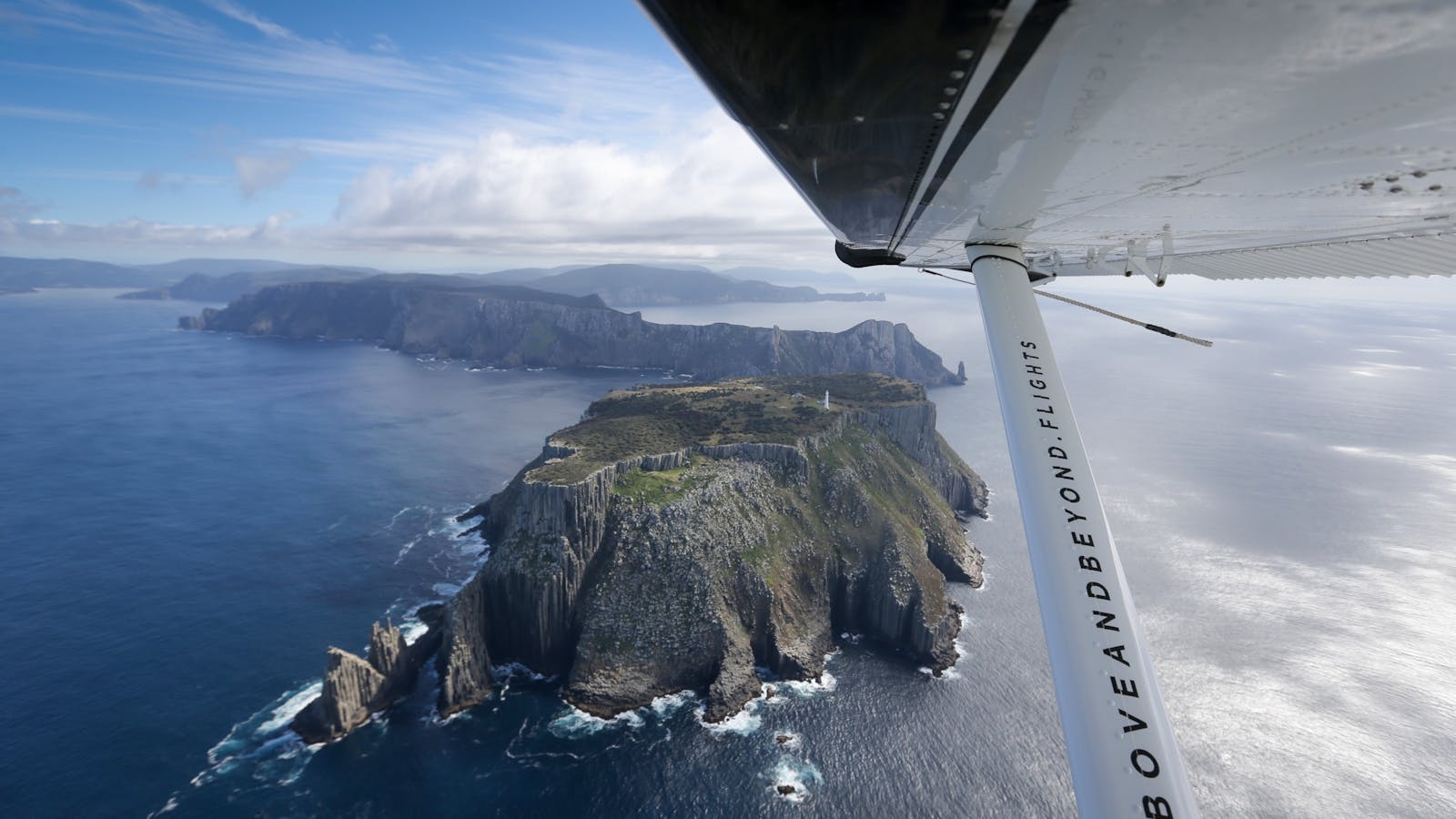 Scenic flight from Hobart to Port Arthur and Tasman Island
