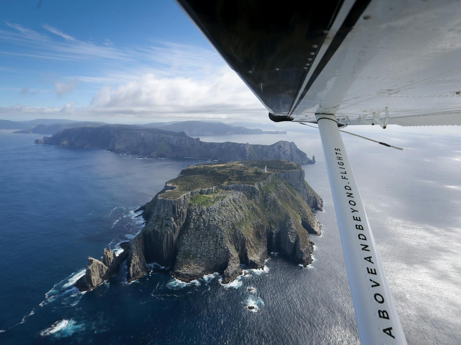 Scenic flight from Hobart to Port Arthur and Tasman Island