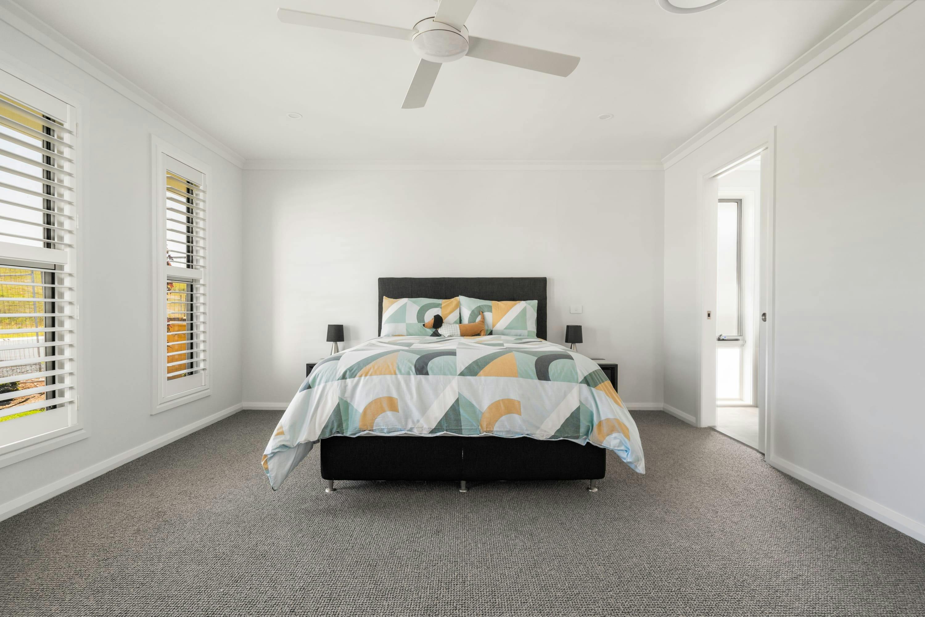 large spacious bedroom with ensuite and WIR