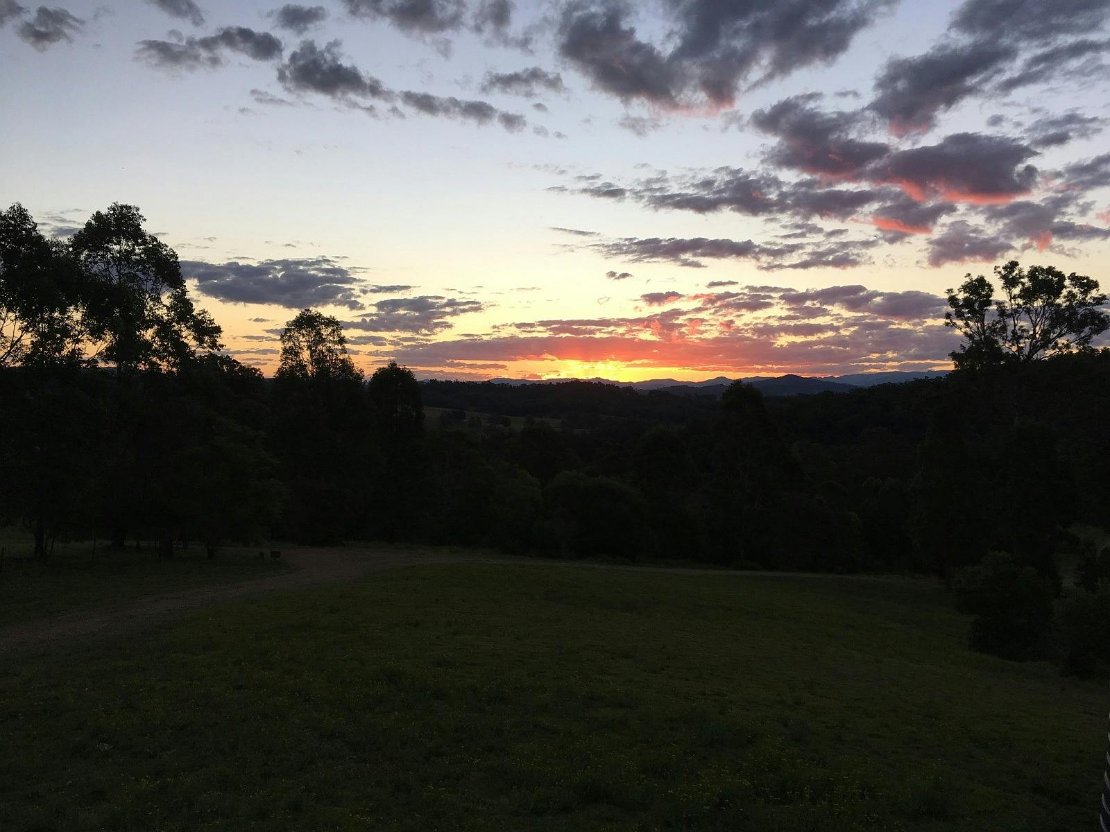 a gentle walk into me - sunset