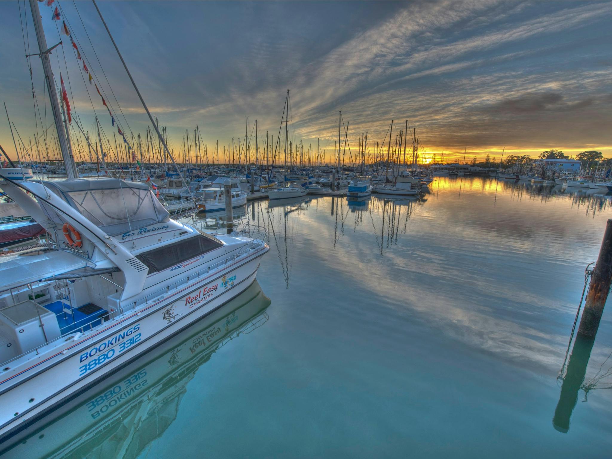 Scarborough_Harbour_Redcliffe_Boats_Docked_Cloudy_Day_2 Scarborough_Harbour_Redcliffe_Boats_Docked_Cloudy_Day_2