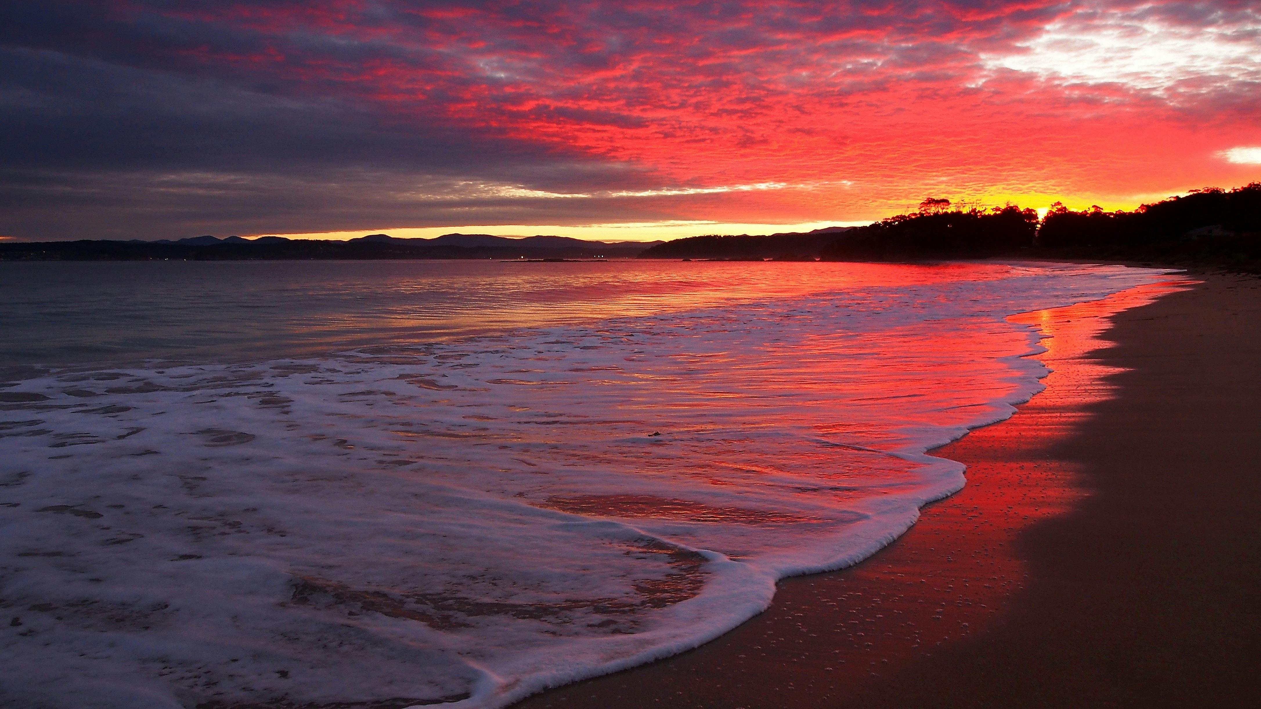 Maloneys Beach at sunset