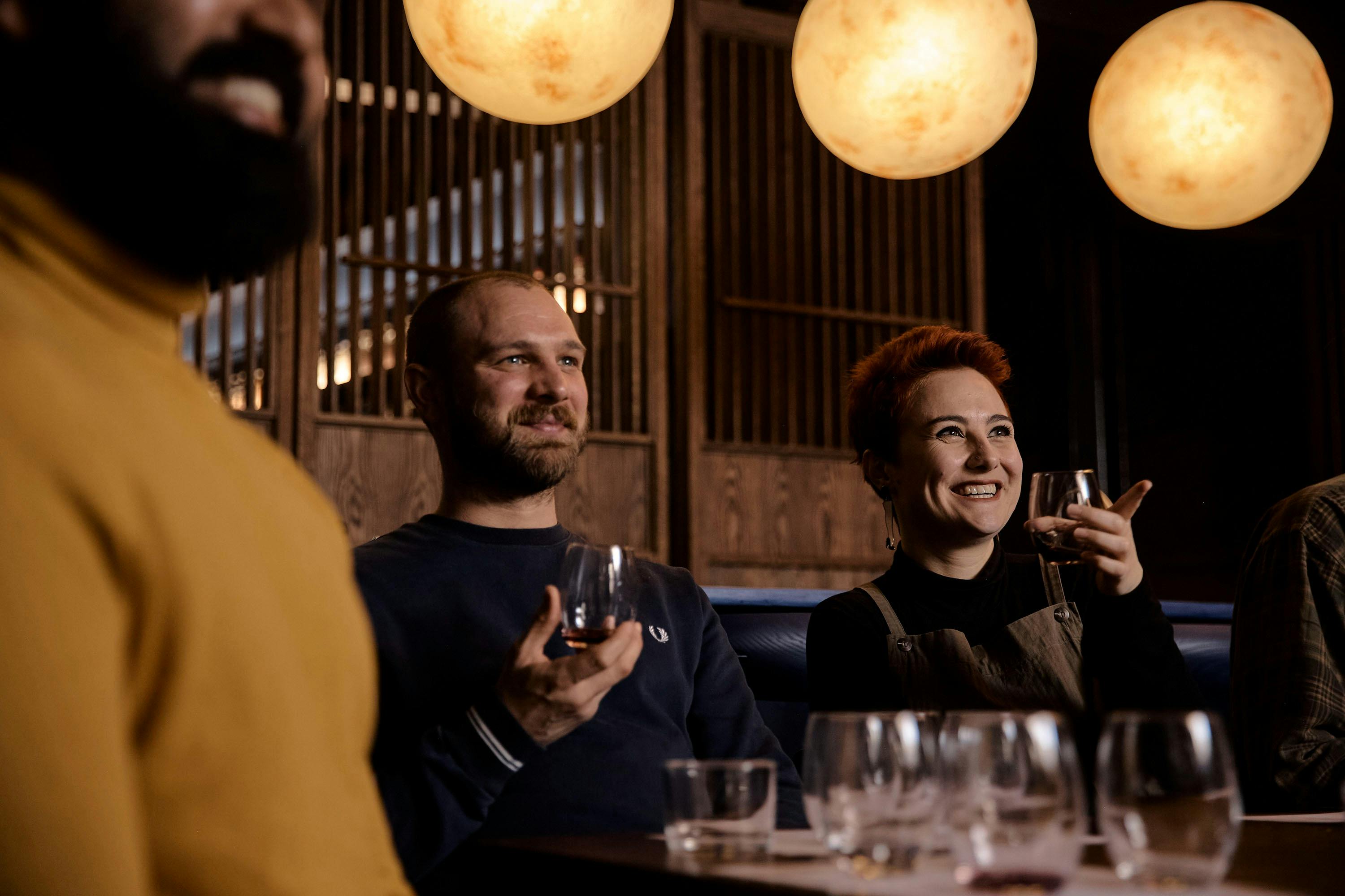 people enjoying a gin tasting