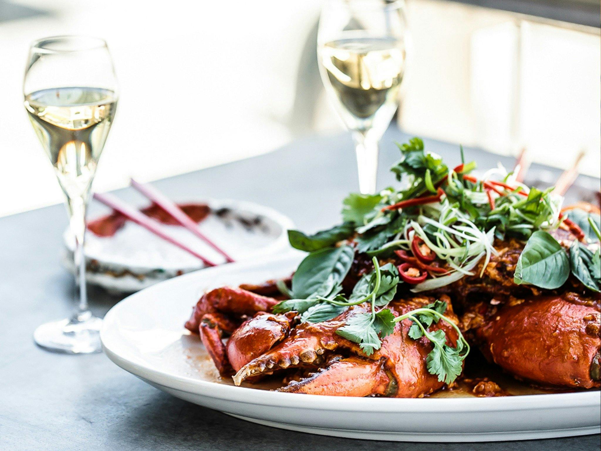 Wok fried Chilli Crab