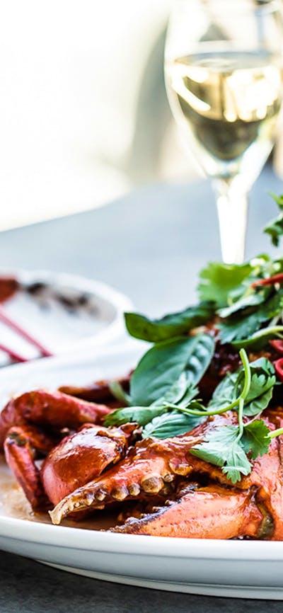 Wok fried Chilli Crab