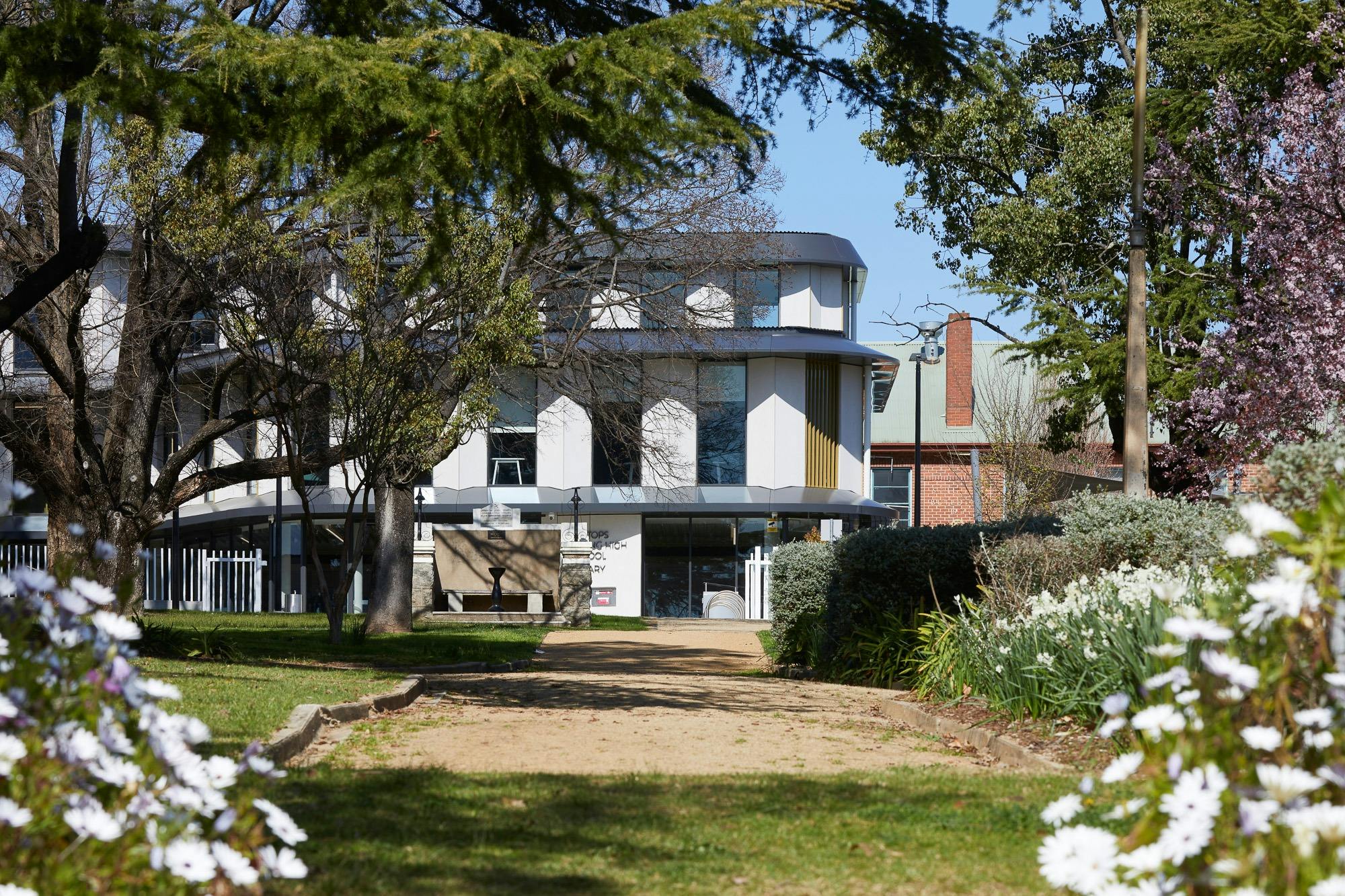 Exterior view of Young Library -Front