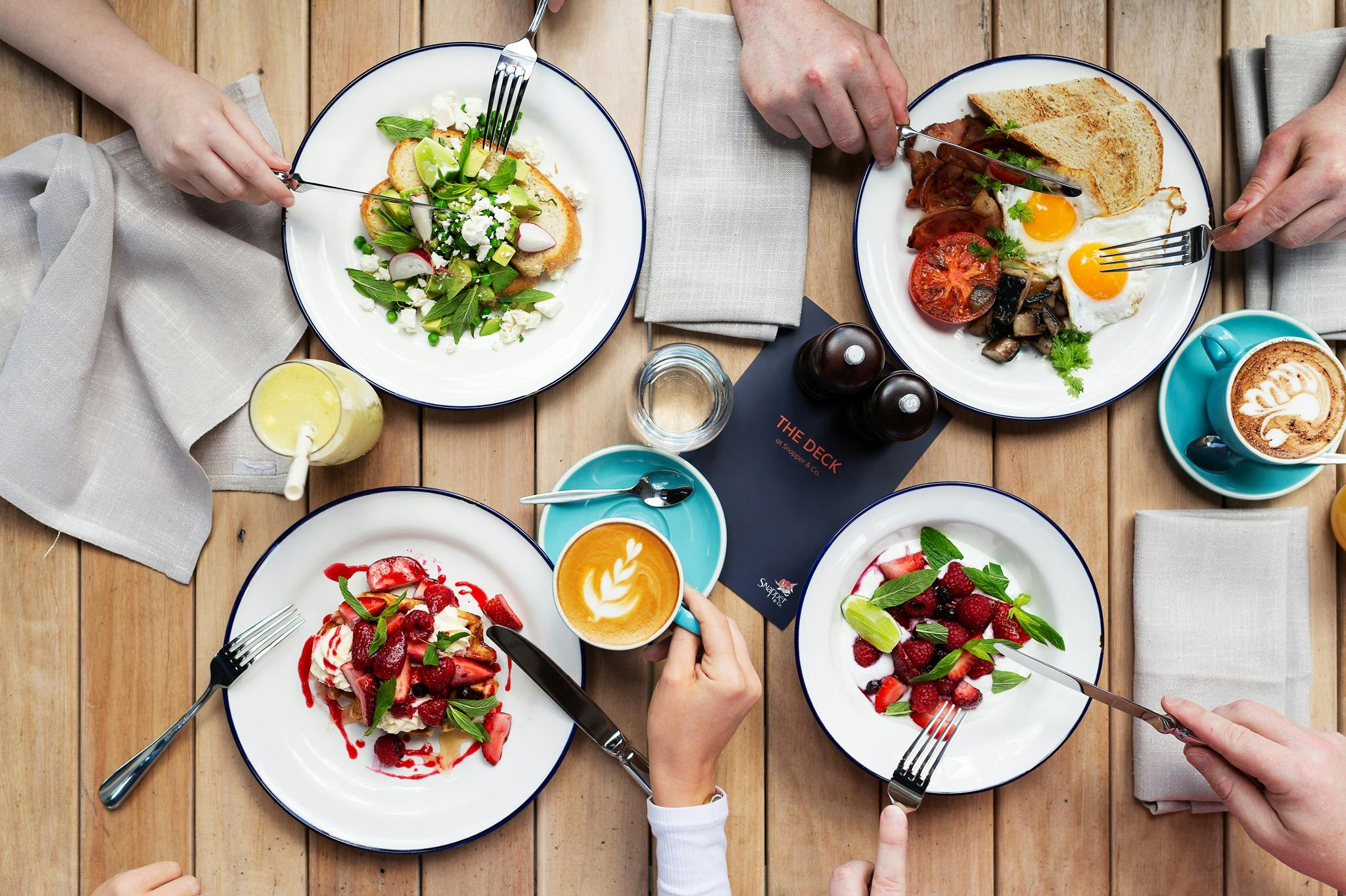 Breakfast at The Deck