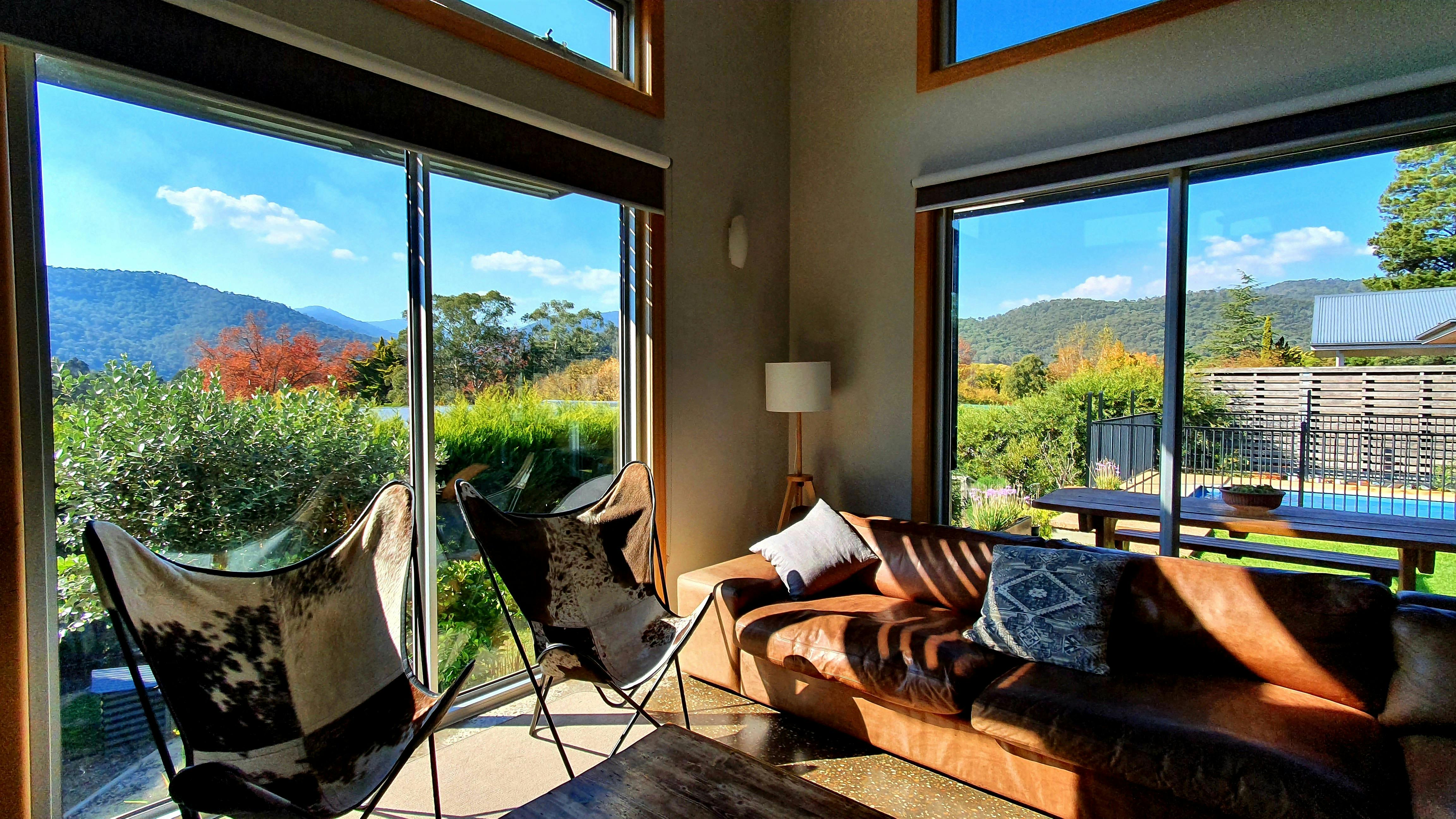 sun drenched living