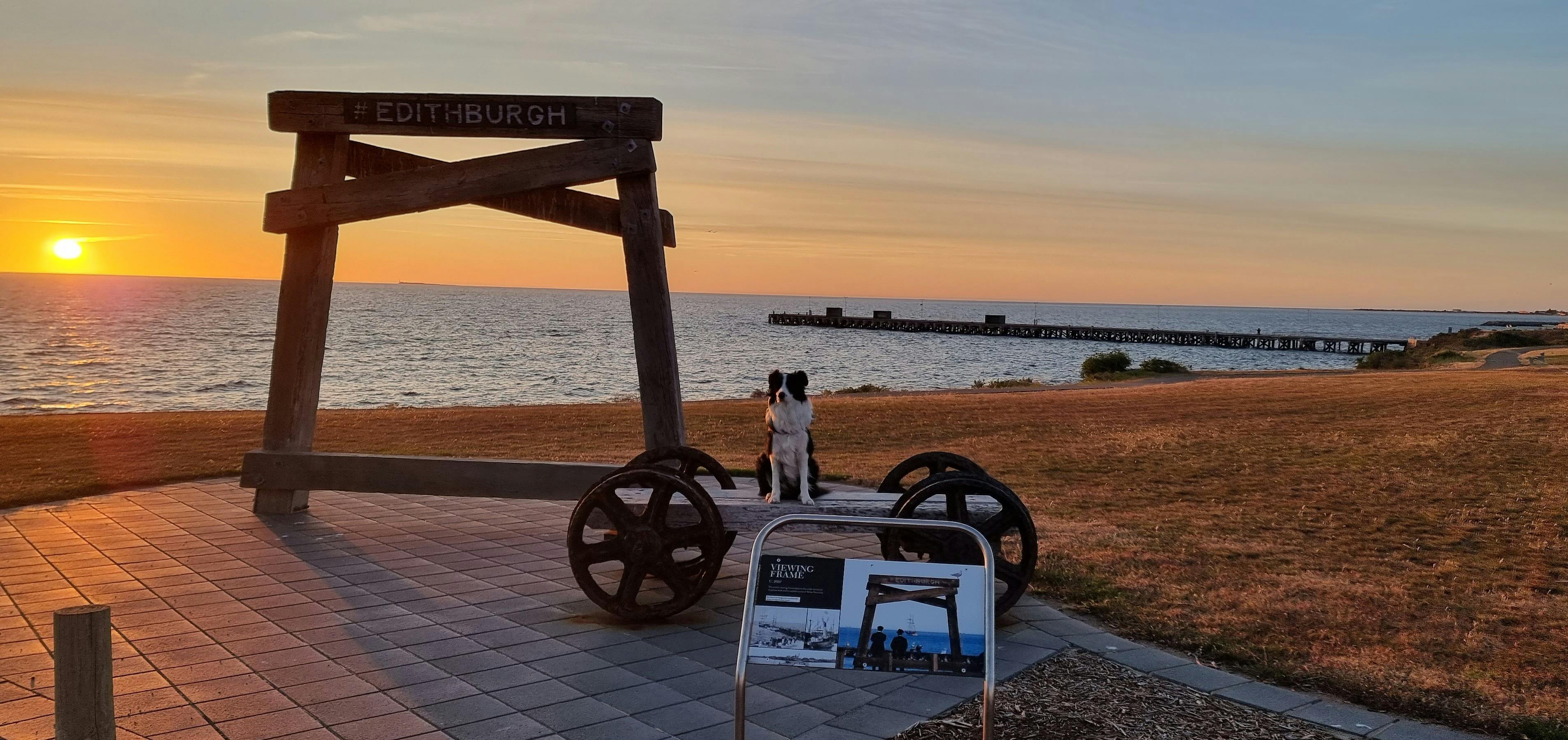 Rustic Frame Overlooking Edithburgh Jetty