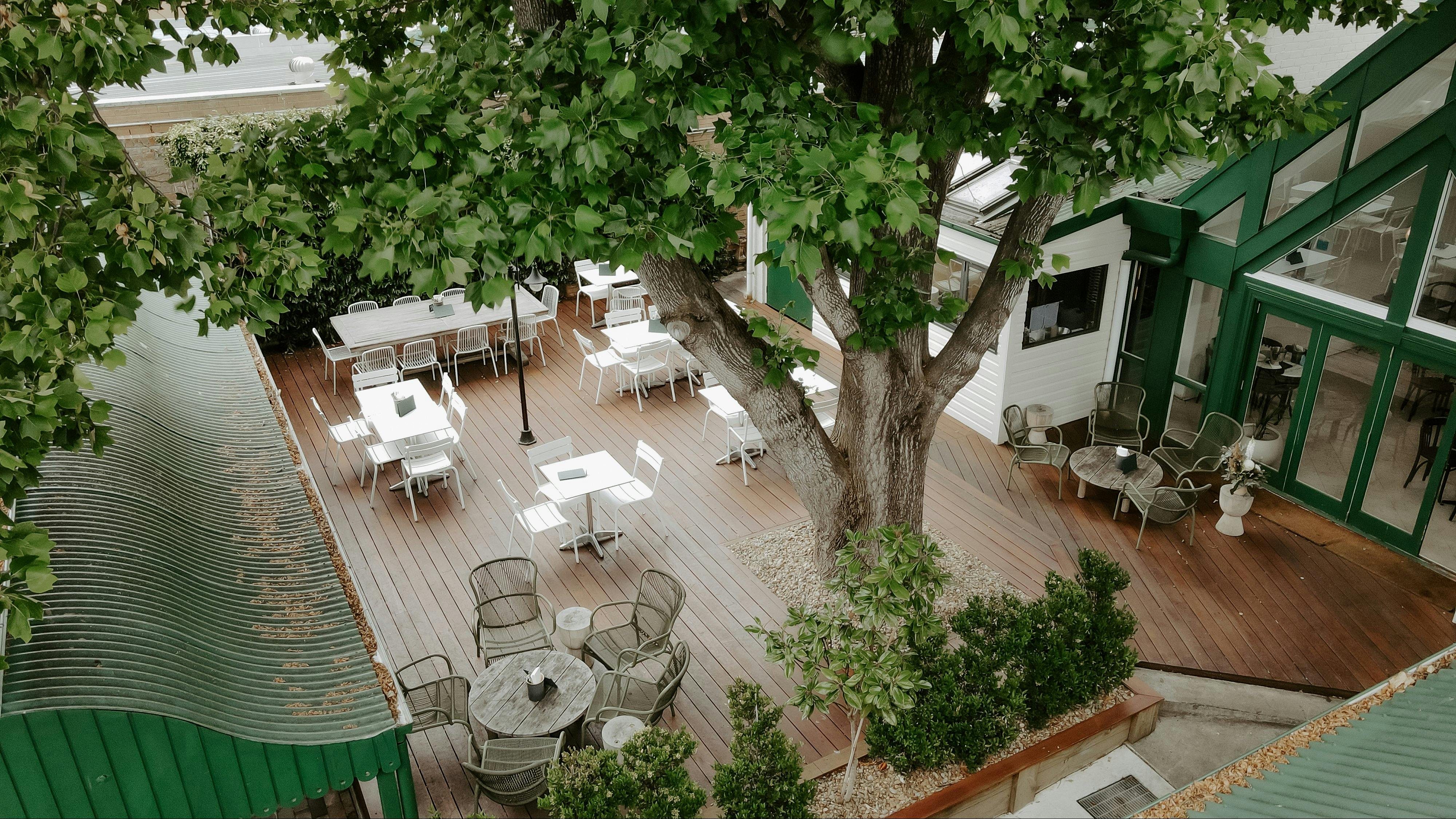 outdoor area top view