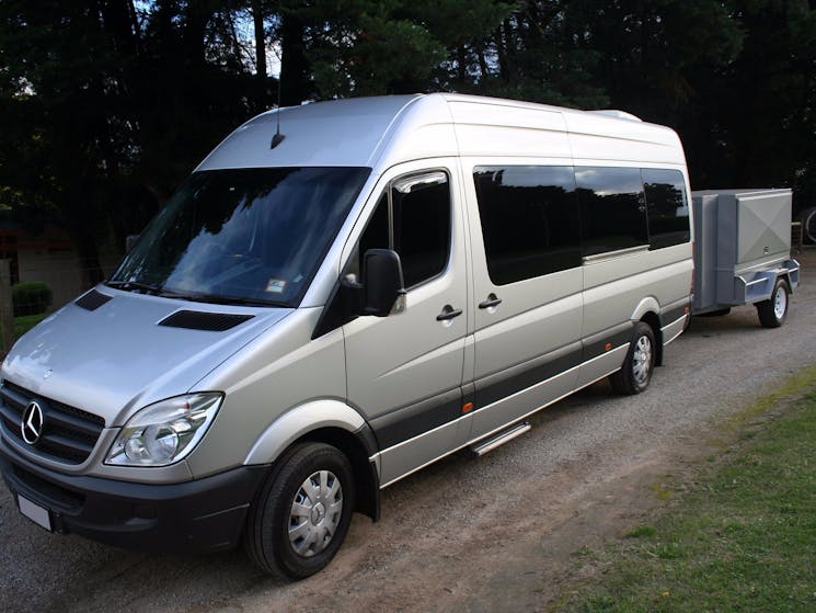 16 seat Minibus with trailer