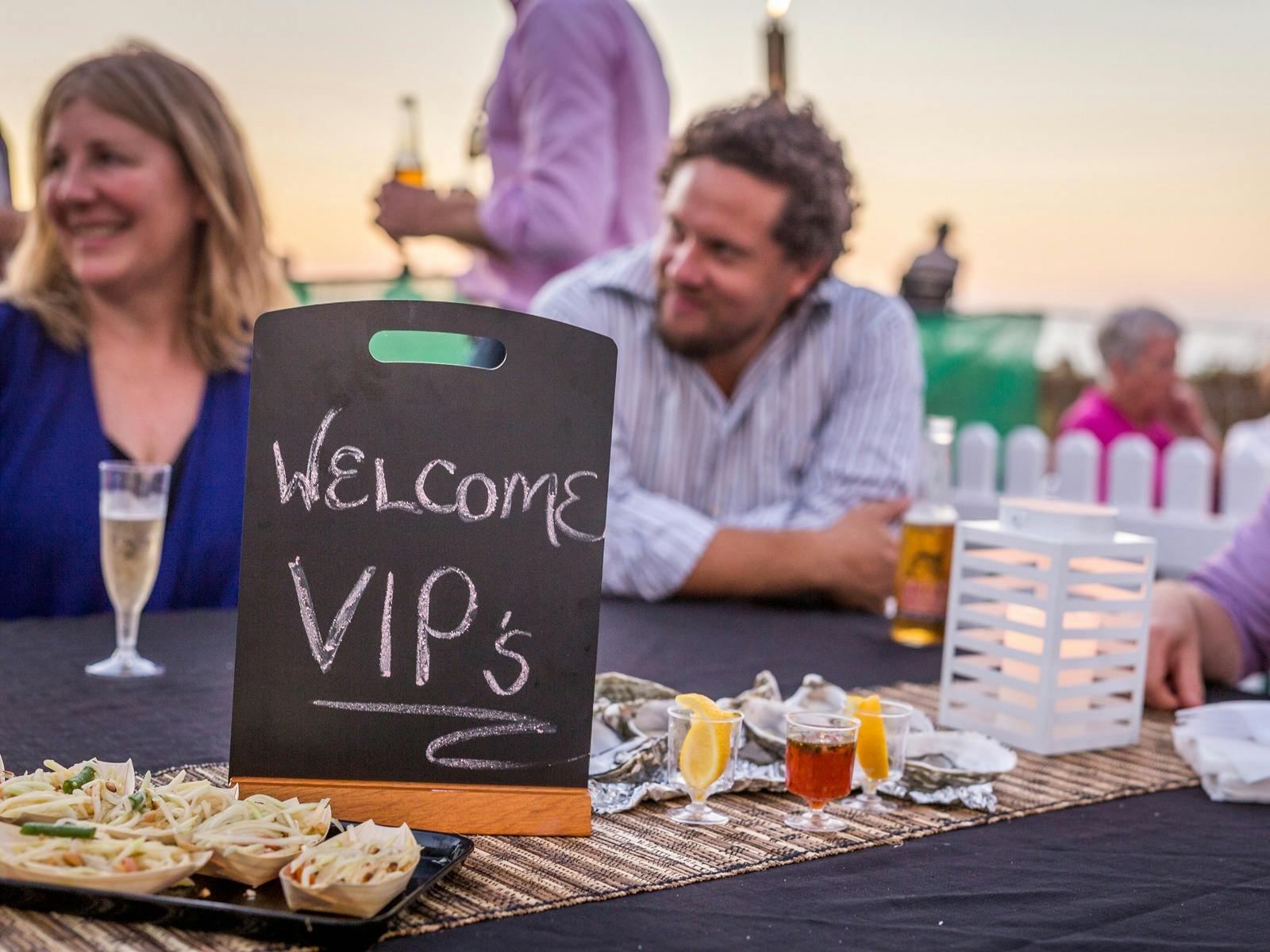 VIP seating at Mindil Beach