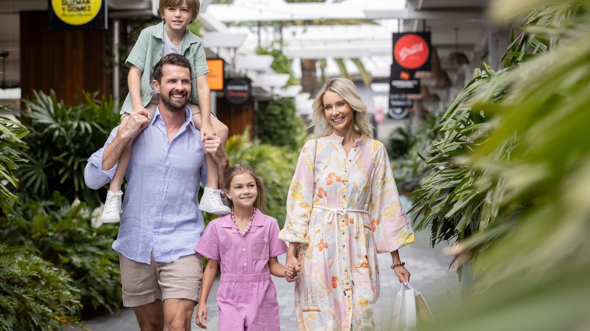 Family at Harbour Town Eats