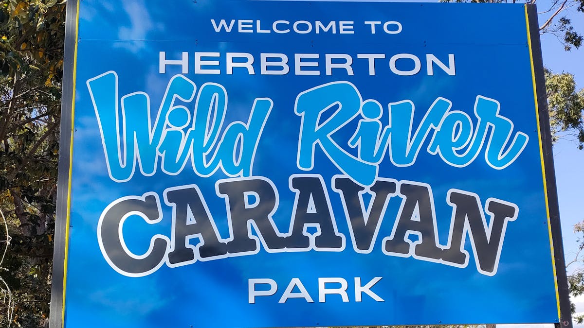 Welcome sign