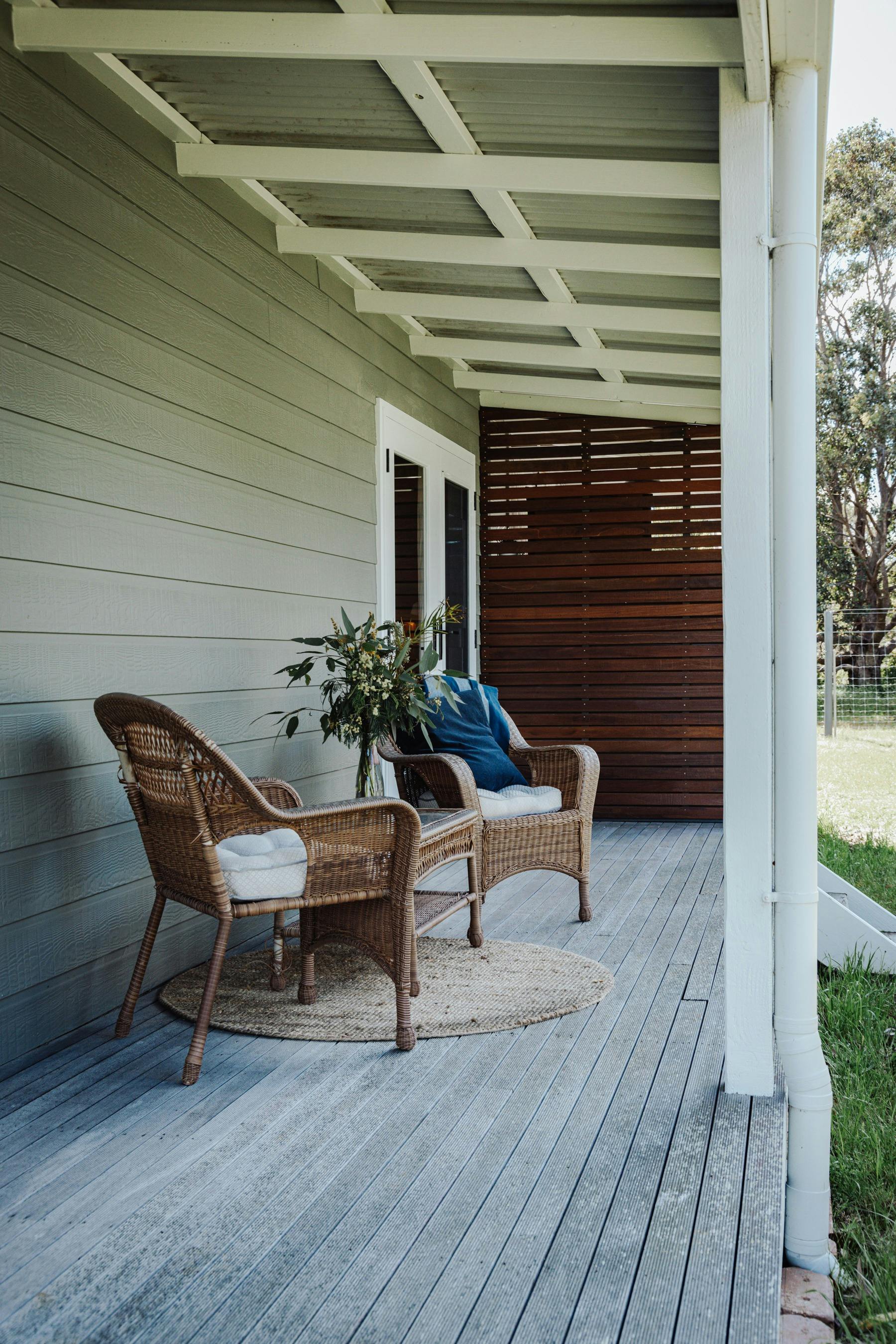 Each room has French doors leading to the verandah to sit and enjoy a coffee