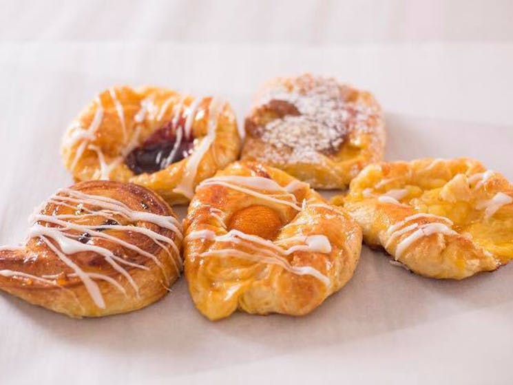Fresh Danish pastries