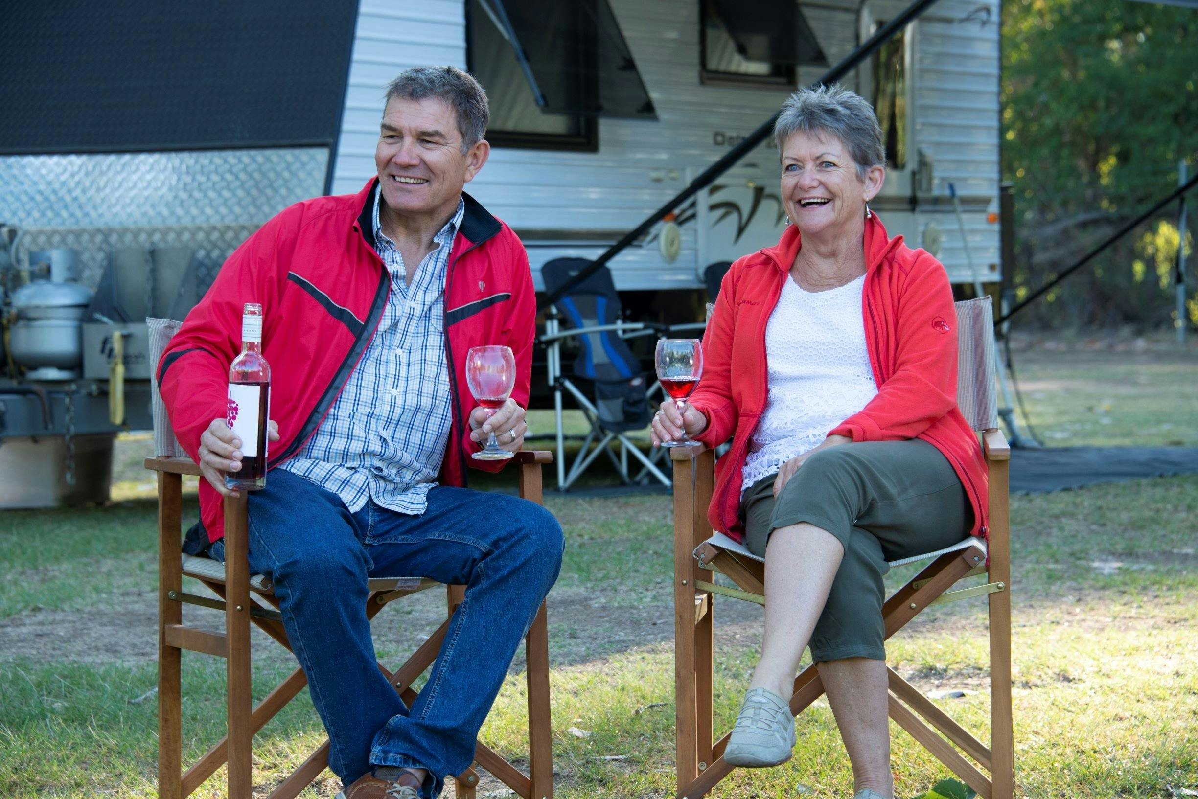 Caravanning and enjoying local produce