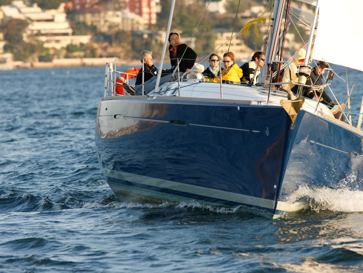 Modern luxury yachts